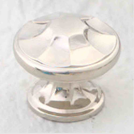 Schaub and Company 876-PN polished nickel mushroom cabinet knob