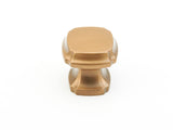 Schaub and Company 882-BBZ brushed bronze square cabinet knob