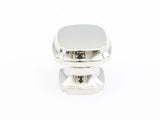 Schaub and Company 882-PN polished nickel square cabinet knob