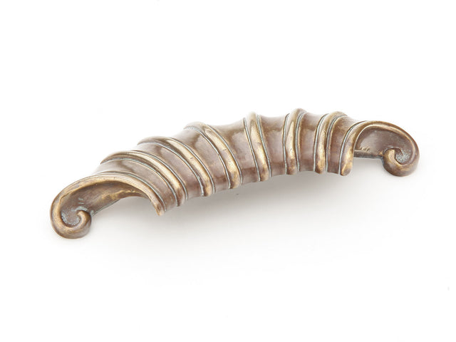 Schaub and Company 915-MBR monticello brass bar cabinet pull