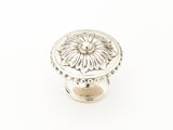 Schaub and Company 930-WB white brass mushroom cabinet knob