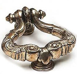 Schaub and Company 933-MSL moticello silver cabinet pull