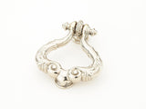 Schaub and Company 933-WB white brass cabinet pull