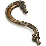 Schaub and Company 934L-MBR moticello brass cabinet pull