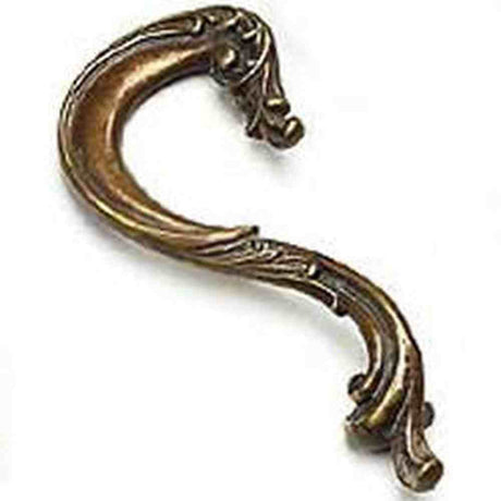 Schaub and Company 934L-MBR moticello brass cabinet pull