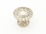 Schaub and Company 936-WB white brass cabinet knob