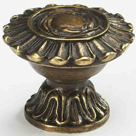 Schaub and Company 937-DIA dark italian antique cabinet knob