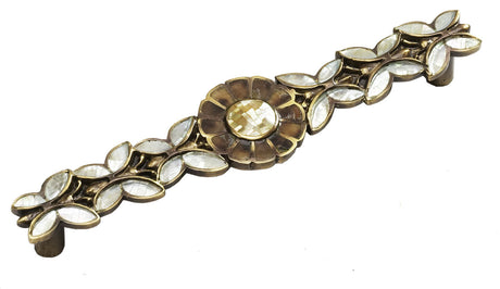 Schaub and Company 953P-ED Symphony hardware in satin stainless, front view