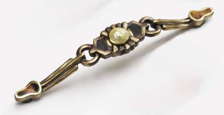 Schaub and Company 958P-AB Symphony hardware in satin stainless, front view