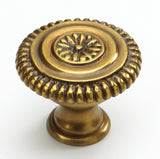 Schaub and Company 968M-PAR paris brass mushroom cabinet knob