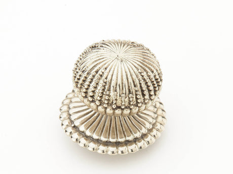 Schaub and Company 969M-WB white brass mushroom cabinet knob