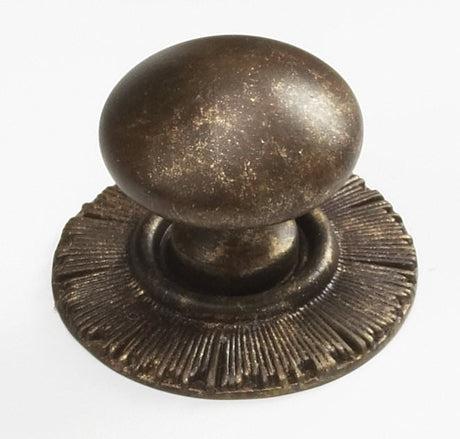Schaub and Company 970-HLB highlighted bronze mushroom cabinet knob