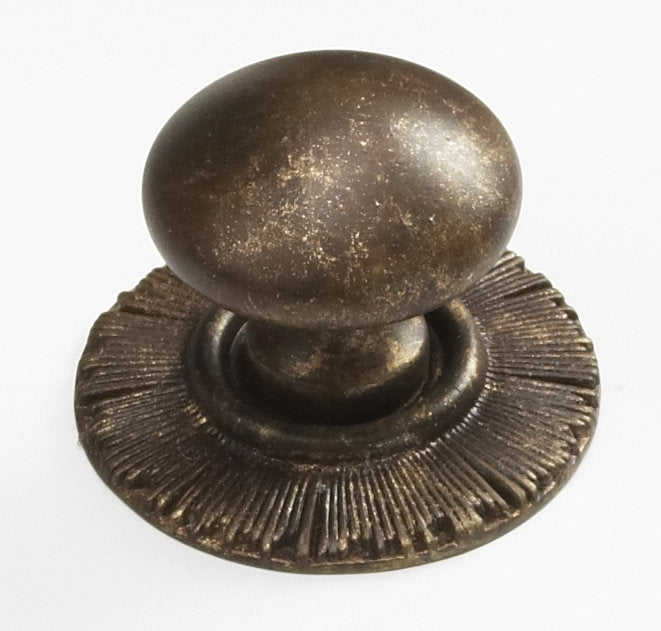 Schaub and Company 970-HLB highlighted bronze mushroom cabinet knob