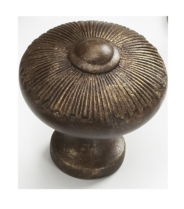 Schaub and Company 974-HLB highlighted bronze mushroom cabinet knob