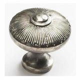 Schaub and Company 974-SA silver antique mushroom cabinet knob