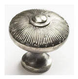Schaub and Company 974-SA silver antique mushroom cabinet knob