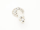 Schaub and Company 989-MOP-PN bright nickel pendant pull
