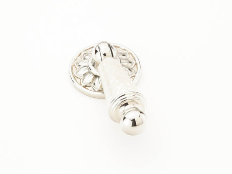 Schaub and Company 989-MOP-PN pendant pull in polished brass, additional view