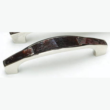 Schaub and Company 992-4-VO/PN polished nickel/violet oyster cabinet pull