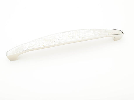 Schaub and Company 992-8-PEN-ED polished nickel/mother of pearl bar cabinet pull