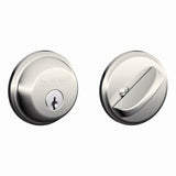 Schlage B60530 B60 B Series Single Cylinder Deadbolt Black Stainless