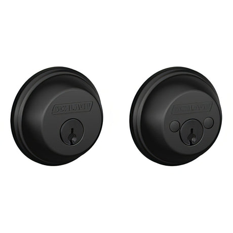 Schlage B62622 matte black double cylinder deadbolt
