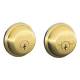 Schlage B62605 B62 B Series Double Cylinder Deadbolt Polished Brass