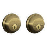 Schlage B62609 B62 B Series Double Cylinder Deadbolt Antique Brass