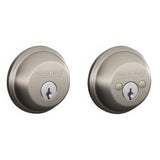 Schlage B62619 B62 B Series Double Cylinder Deadbolt Satin Nickel