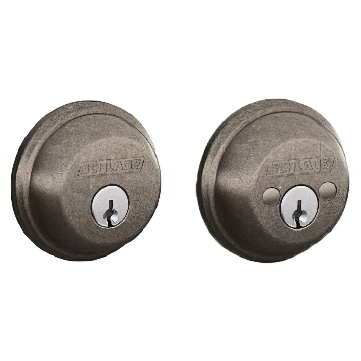 Schlage B62621 B62 B Series Double Cylinder Deadbolt Distressed Nickel