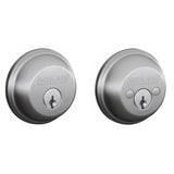 Schlage B62626 B62 B Series Double Cylinder Deadbolt Satin Chrome