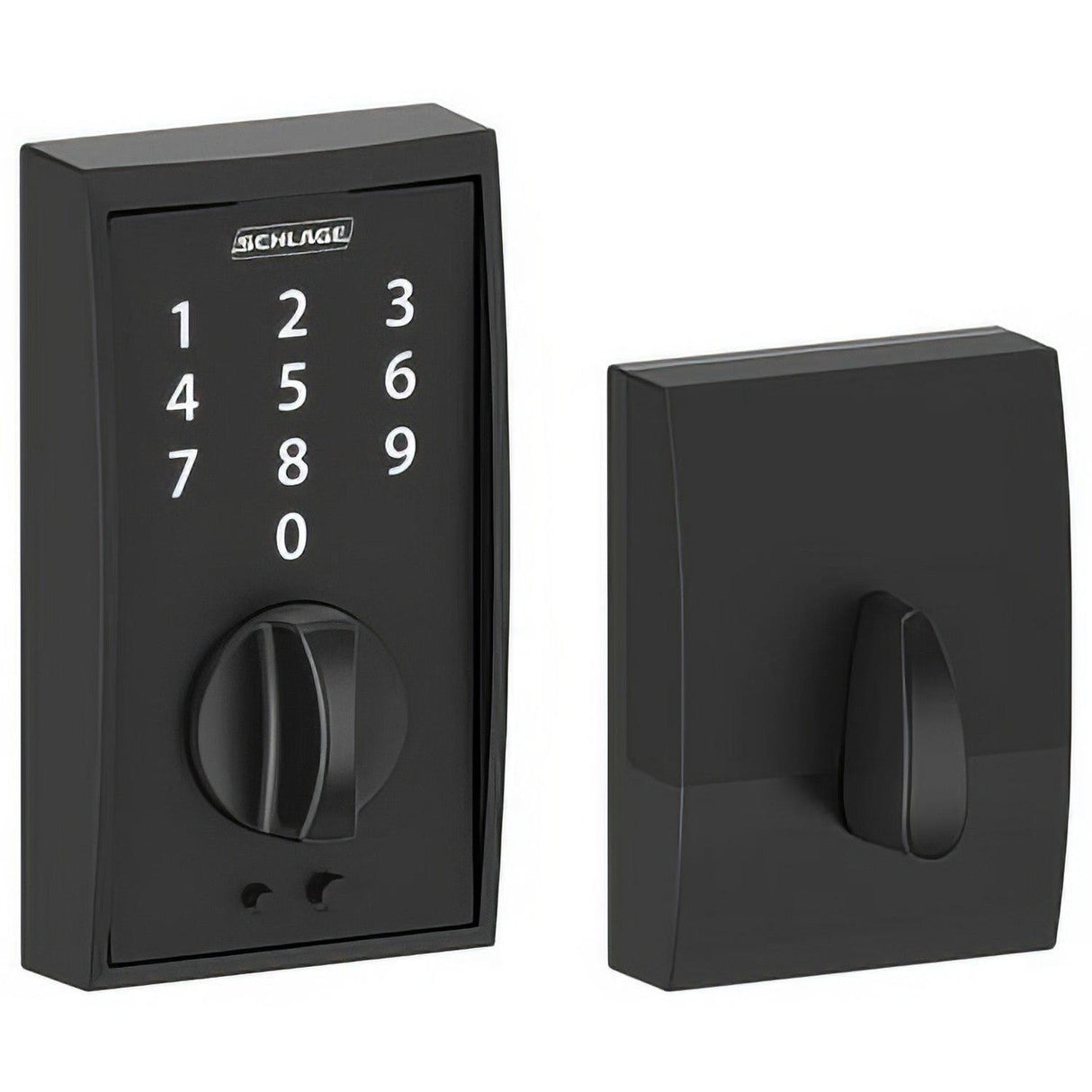 Schlage BE375CEN622 BE375CEN Century Touchscreen Deadbolt Matte Black