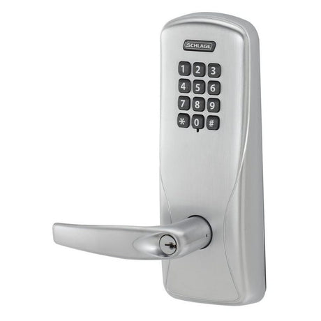 Schlage CO100MS70KPATH626B satin chrome entrance/office lock