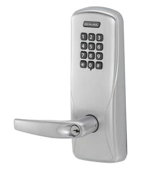 Schlage CO100MS70KPATH626B satin chrome entrance/office lock