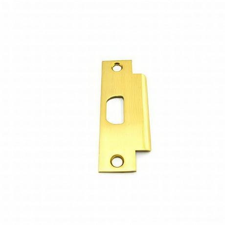 Schlage Commercial 10025606 satin brass strike plate
