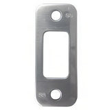 Schlage Commercial 10016619 10016 1-1/8" x 2-3/4" Radius Corner Deadbolt Strike Plate Satin Nickel