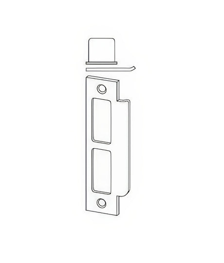 Schlage Commercial 10072609 antique brass strike plate