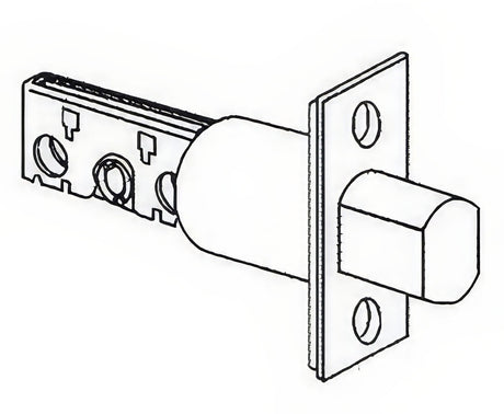 Schlage Commercial 12633609 antique brass deadbolt latch