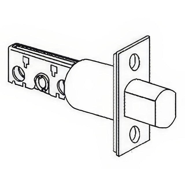 Schlage Commercial 12633609 12-633 5" Deadbolt with Square Corner 1-1/8" x 2-1/4" Faceplate Antique Brass