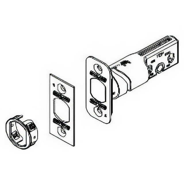 Schlage Commercial 12287609 12287 Triple Option Deadbolt Latch for B-Series Deadbolts Antique Brass