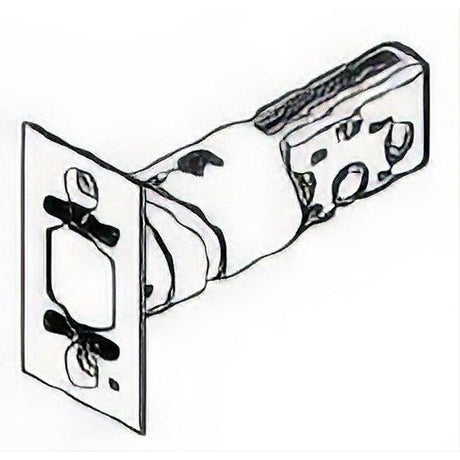 Schlage Commercial 12288619 12-288 Universal Square Corner Deadbolt Latch Satin Nickel