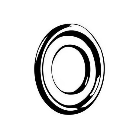 Schlage Commercial 38031612 38031 2-1/2" Diameter Steel Deadbolt Adapter Ring Bore 2-1/8" down to 1/2" Satin Bronze