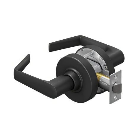 Schlage Commercial ALX10SAT622 matte black passage door lever