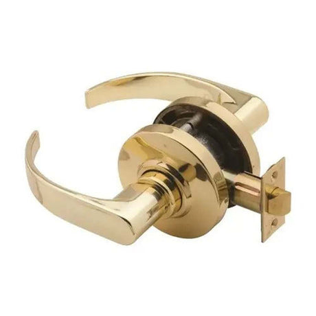 Schlage Commercial AL10NEP605 polished brass passage door lever