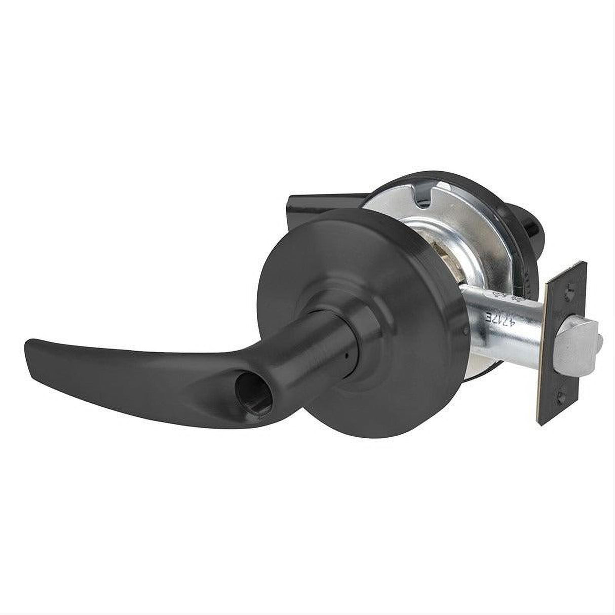 Schlage Commercial ALX50LATH622 ALX50LATH Grade 2 Entry Office Athens Lever Lock Less Cylinder Matte Black