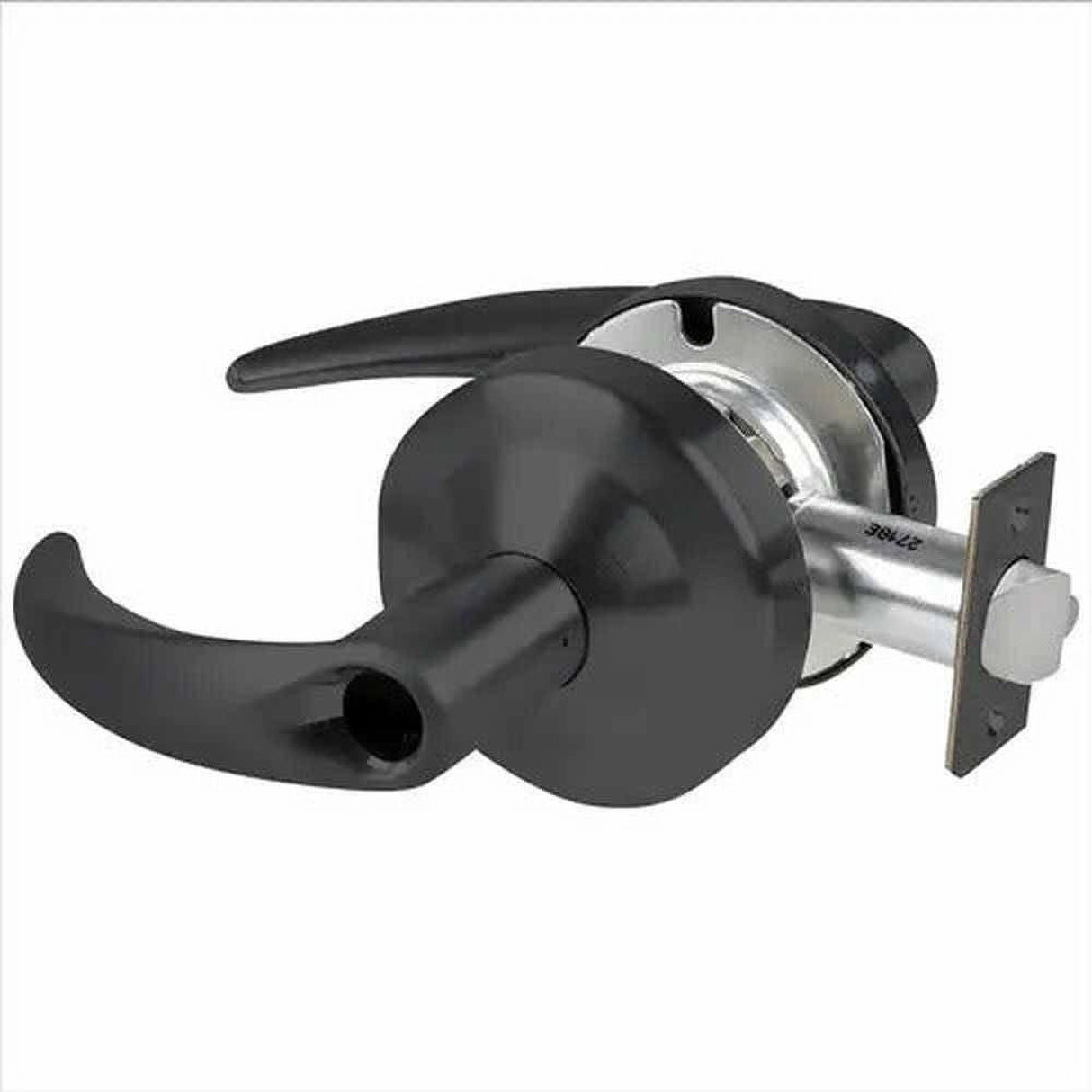 Schlage Commercial ALX50LOME622 ALX50LOME Omega Grade 2 Office Door Lever Less Cylinder Matte Black