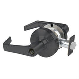 Schlage Commercial ALX50LSAT622 ALX50LSAT Grade 2 Entry Office Saturn Door Lever Less Cylinder Matte Black