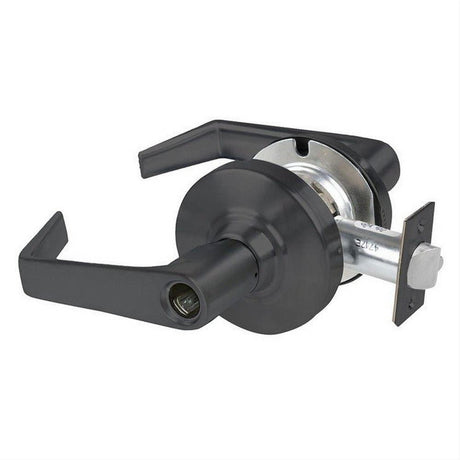 Schlage Commercial ALX50LSAT622 ALX50LSAT Grade 2 Entry Office Saturn Door Lever Less Cylinder Matte Black