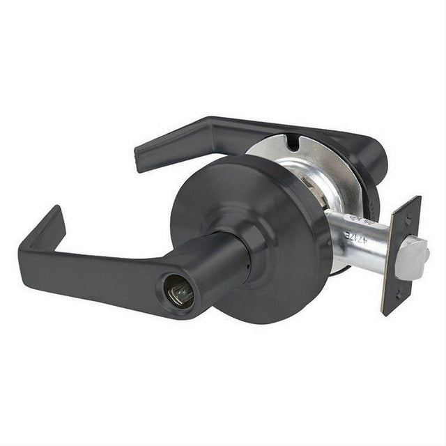 Schlage Commercial ALX50LSAT622 ALX50LSAT Grade 2 Entry Office Saturn Door Lever Less Cylinder Matte Black