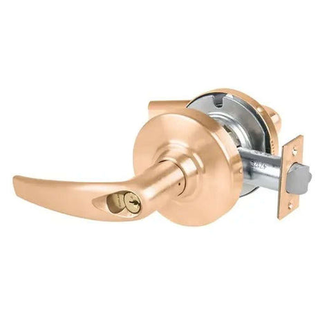 Schlage Commercial ALX53RATH612 satin bronze keyed entry door lever